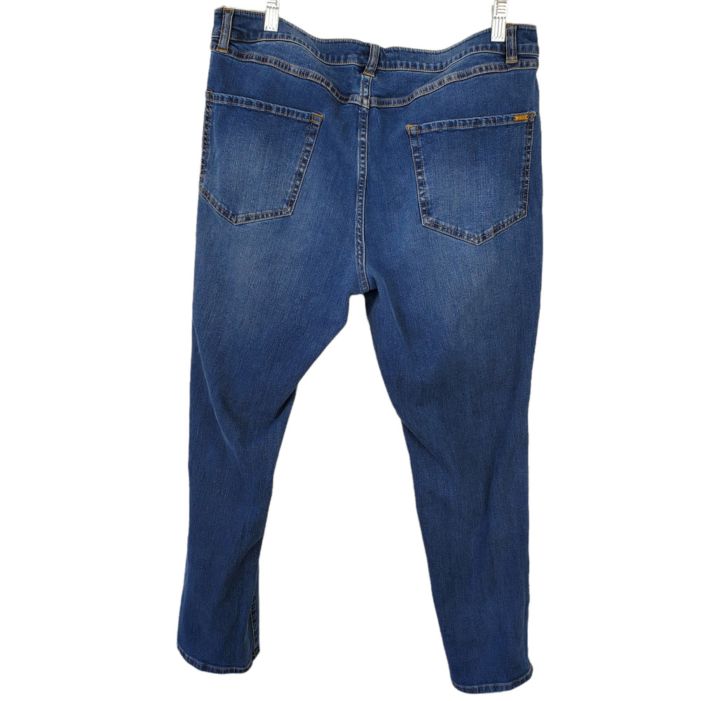 G.I.L.I. " As Is" Size 16 Ankle Zip Jeans - Picture 5 of 8